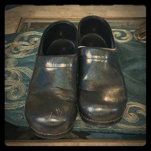 Dansko Iridescent Sparkly Nurse Clog